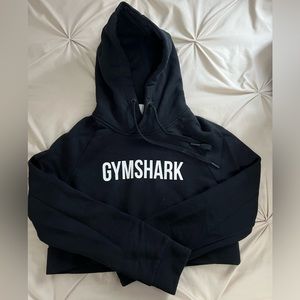 XS GYMSHARK CROPPED HOODIE
